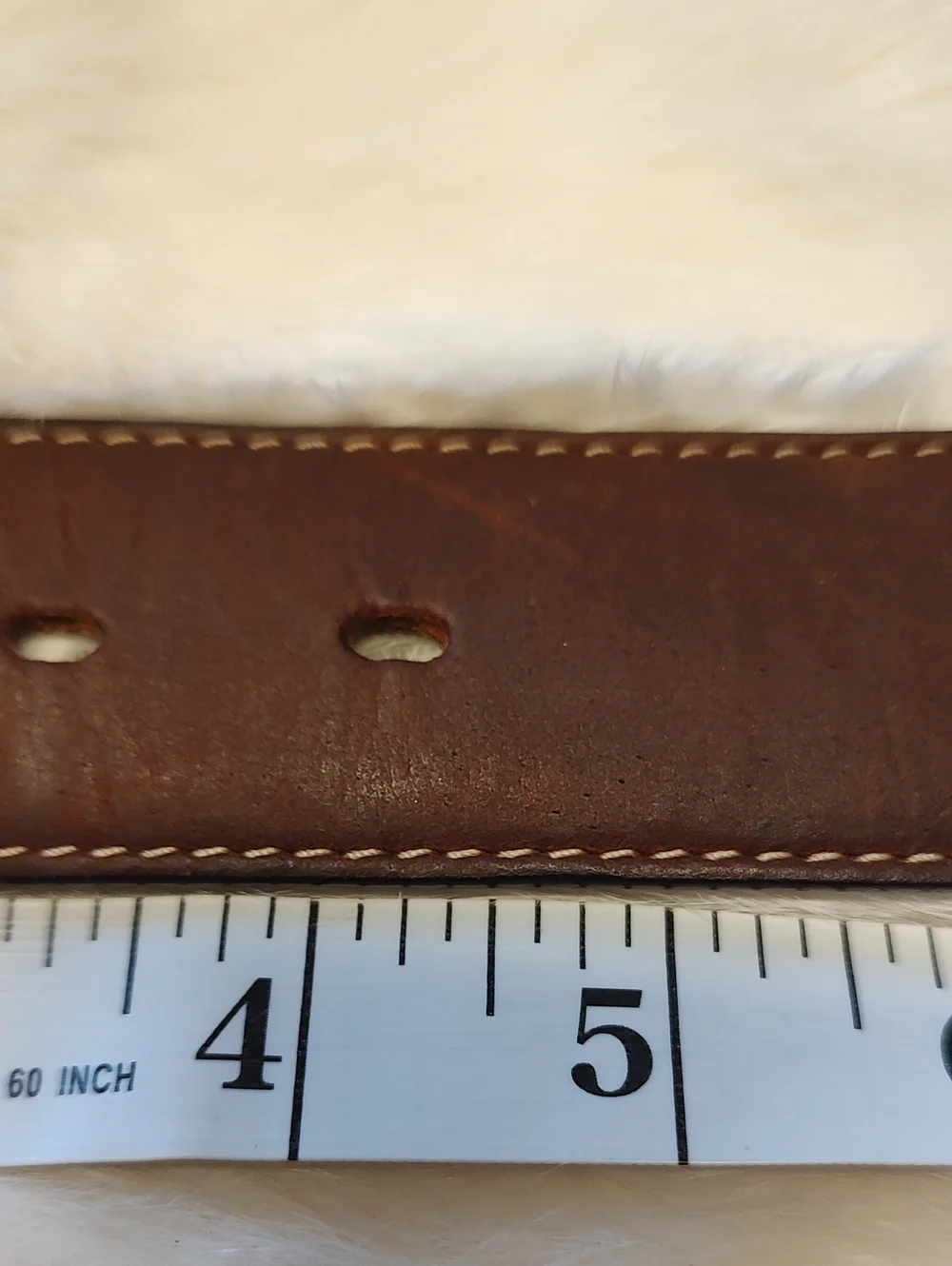 Tony Lama Leather Western Cowgirl Tooled Rhinestone Brown Bling Belt SZ: 32